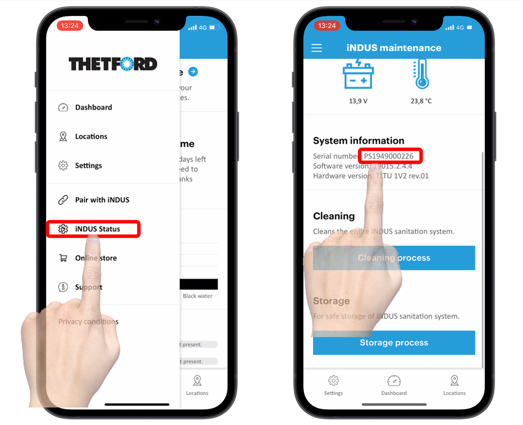 Product registration Thetford